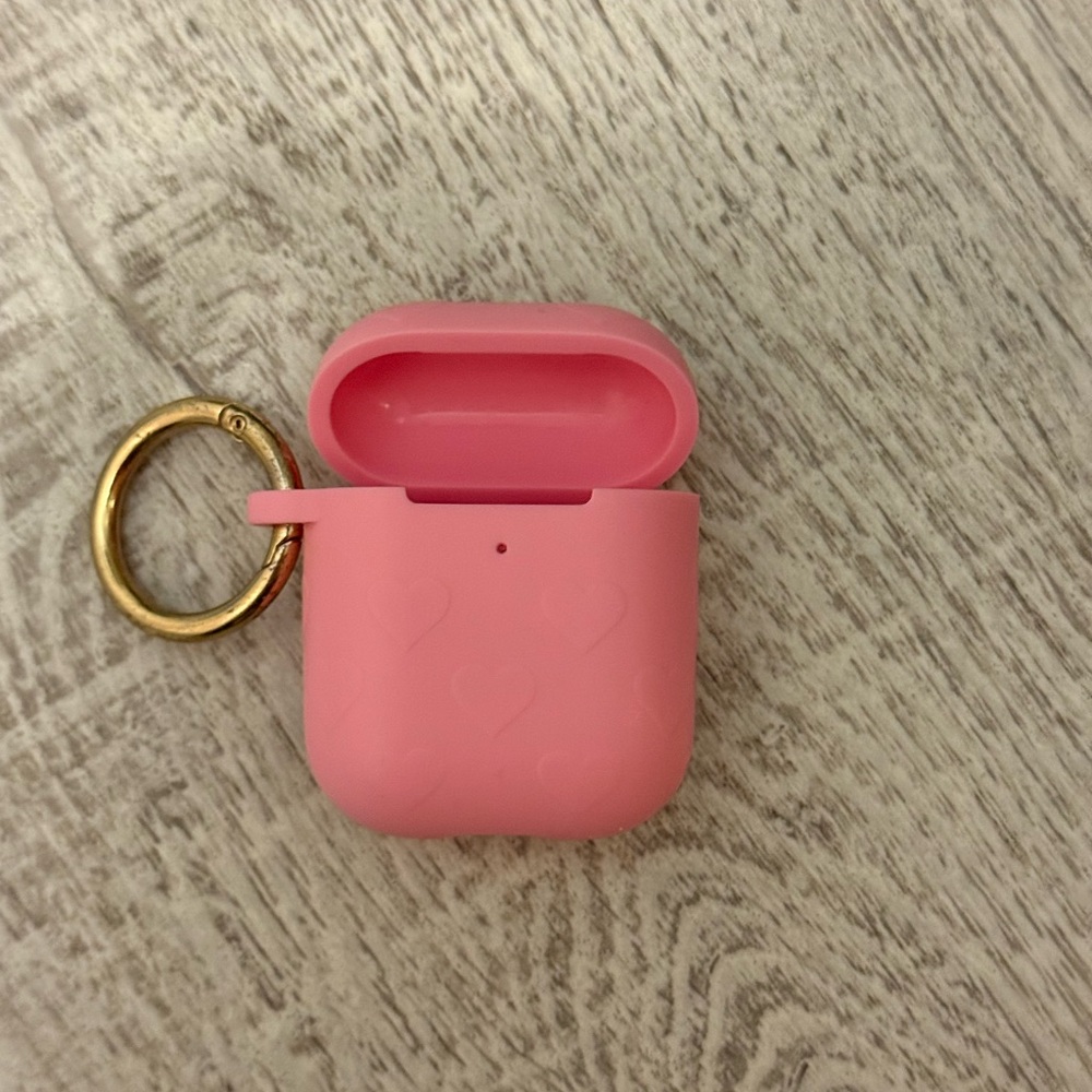 Stoney Clover Lane Pink Earbuds Case with Gold Keyring - Picture 4 of 4